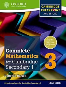 Complete Mathematics for Cambridge Lower Secondary 3 (Complete Mathematics for Cambridge Secondary 1, Band 3)