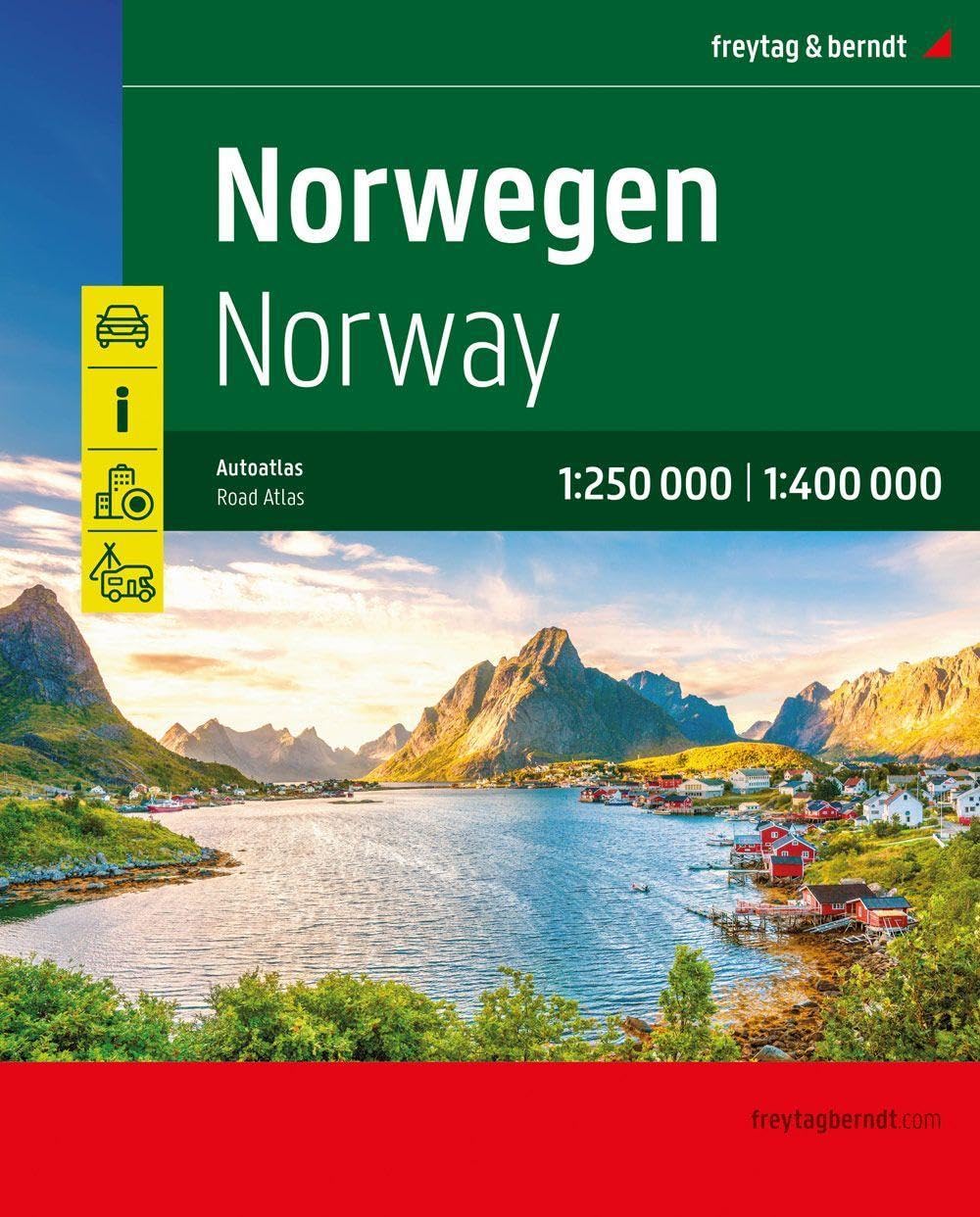 unbekannt Norwegen, Autoatlas 1, 250.000 - 1, 400.000, Freytag & Berndt, Superatlas Mit Spiralbindung, Camping- Und Stellplätze, Freizeitinfos (freytag &