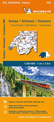 Die Buchhandlung in Oelde hat das Buch Michelin Schweiz Süd-West: Straßen- und Tourismuskarte 1:200.000 (MICHELIN Regionalkarten)