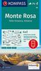 Monte Rosa, Valle Anzasca, Valsesia: 4in1 Wanderkarte 1:50000 mit Aktiv Guide und Detailkarten inklusive Karte zur offline Verwendung in der ... Skitouren. (KOMPASS-Wanderkarten, Band 88)