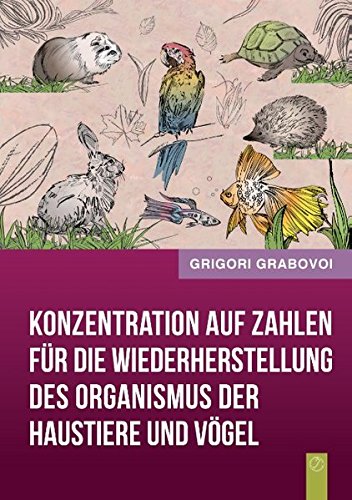 Konzentration auf Zahlen für die Wiederherstellung des Organismus der Haustiere und Vögel