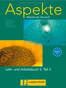 Aspekte 3 (C1) in Teilbänden - Lehr- und Arbeitsbuch 3, Teil 2: Mittelstufe Deutsch