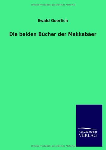 Die beiden Bücher der Makkabäer