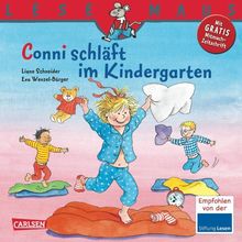 LESEMAUS, Band 102: Conni schläft im Kindergarten