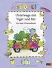Unterwegs mit Tiger und Bär: Ein Such-Wimmelbilderbuch. Vierfarbiges Pappbilderbuch