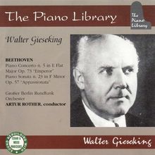 The Piano Library - Walter Gieseking (Aufnahmen 1944 / 1939)