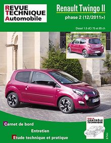 Revue technique automobile, n° B785. Renault Twingo II : PH.2 2011-12 : 1.5 DCI