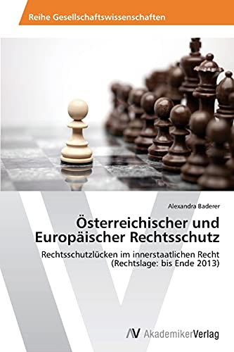 Österreichischer und Europäischer Rechtsschutz: Rechtsschutzlücken im innerstaatlichen Recht (Rechtslage: bis Ende 2013)