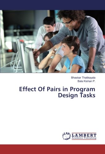 Effect Of Pairs in Program Design Tasks