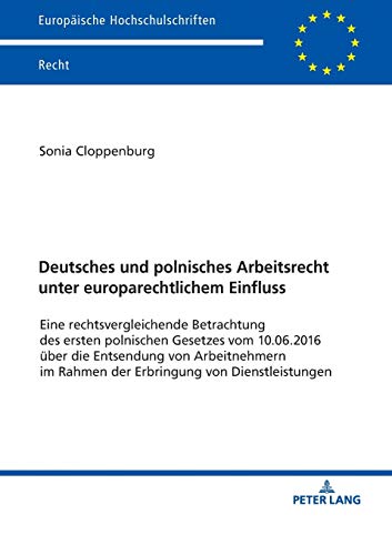 Deutsches und polnisches Arbeitsrecht unter europarechtlichem Einfluss: Eine rechtsvergleichende Betrachtung des ersten polnischen Gesetzes vom ... Hochschulschriften Recht, Band 6118)