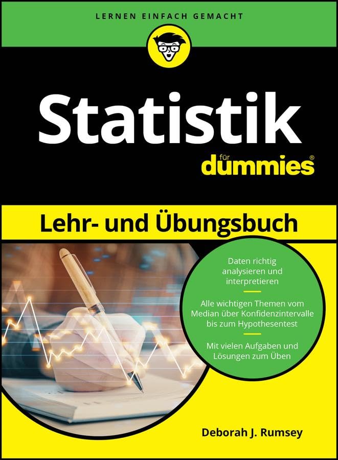 Rumsey, Deborah J.: Statistik Lehr- und Übungsbuch für Dummies