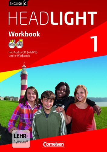English G Headlight   English G Headlight - Allgemeine Ausgabe - Band 1 5 Schuljahr Workbook mit CD-ROM (e-Workbook) und Audios online - Gwen Berwick Geheftet