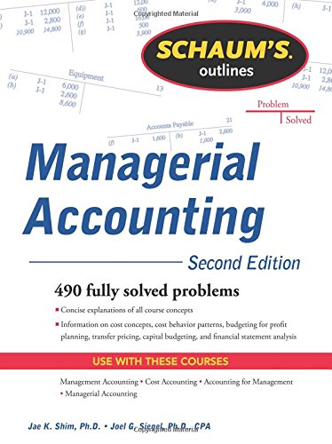 Schaum's Outline of Managerial Accounting (Schaum's Outlines)