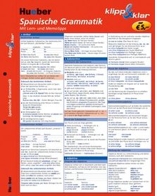 Spanische Grammatik klipp & klar: Mit Lern- und Memotipps