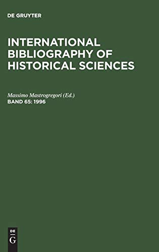 International Bibliography of Historical Sciences / 1996