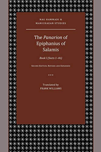 unbekannt The Panarion Of Epiphanius Of Salamis, Book I (Sects 1-46) (Nag Hammadi And Manichaean Studies, Band 63)