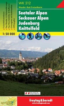Freytag Berndt Wanderkarten, WK 212, Seetaler Alpen, Seckauer Alpen, Judenburg, Knittelfeld, GPS, UTM - Maßstab 1:50 000