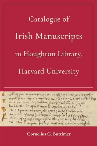 Catalogue of Irish Manuscripts in Houghton Library, Harvard University