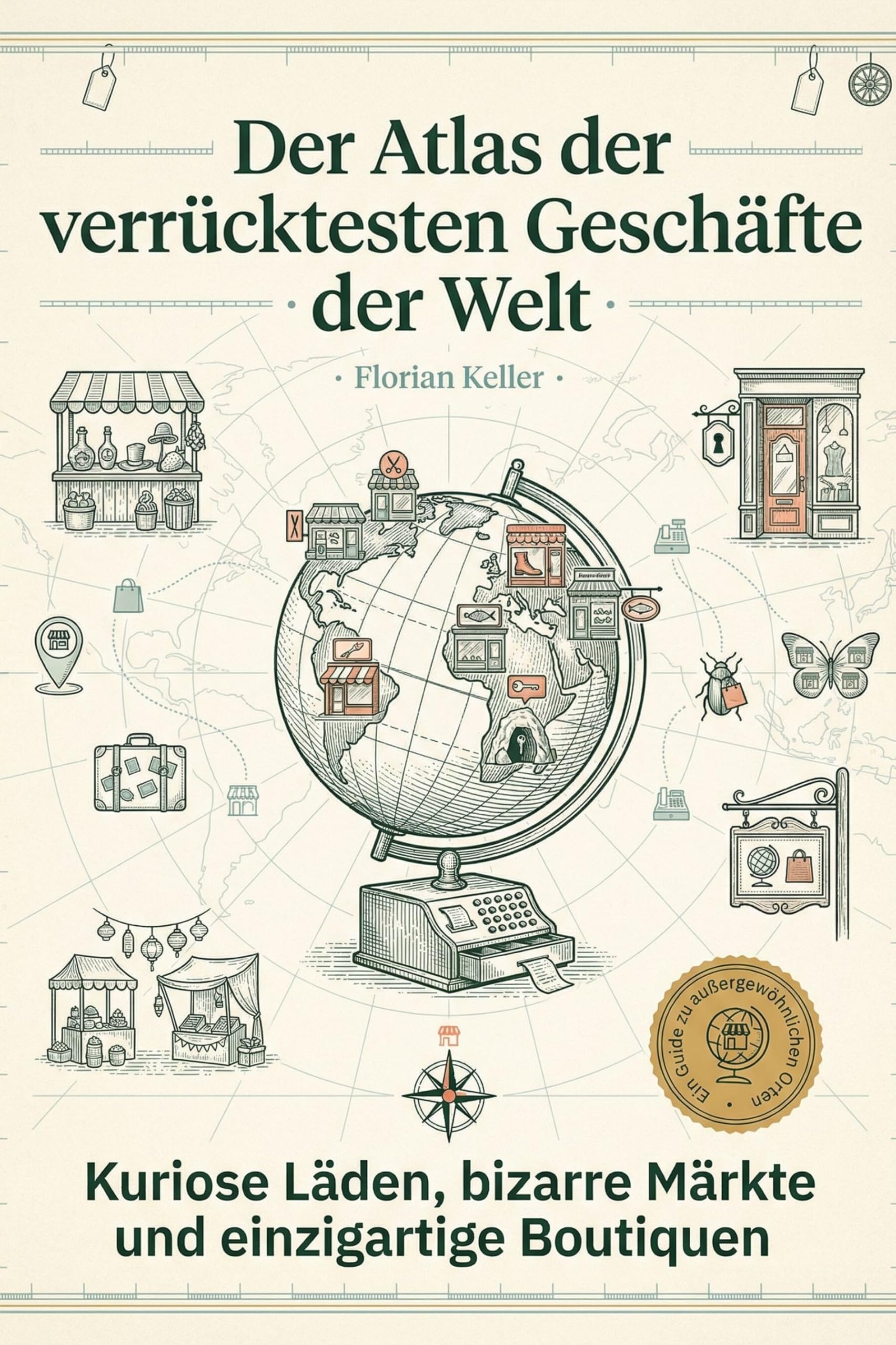 Der Atlas der verrücktesten Geschäfte der Welt: Kuriose Läden, bizarre Märkte und einzigartige Boutiquen. Ein Shopping-Guide der anderen Art. Das perfekte Geschenk für Weltreisende und Sammler