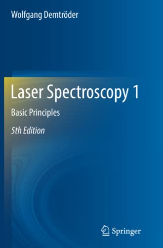 Laser Spectroscopy 1: Basic Principles