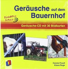 Geräusche auf dem Bauernhof. CD: Geräusche-CD mit Bildkarten