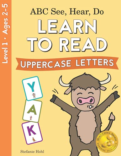 ABC See, Hear, Do Level 1: Learn to Read Uppercase Letters