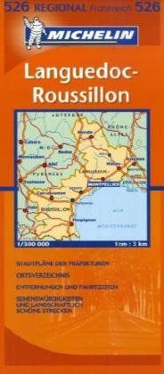 Michelin Regional Languedoc - Roussillon 1 : 300 000