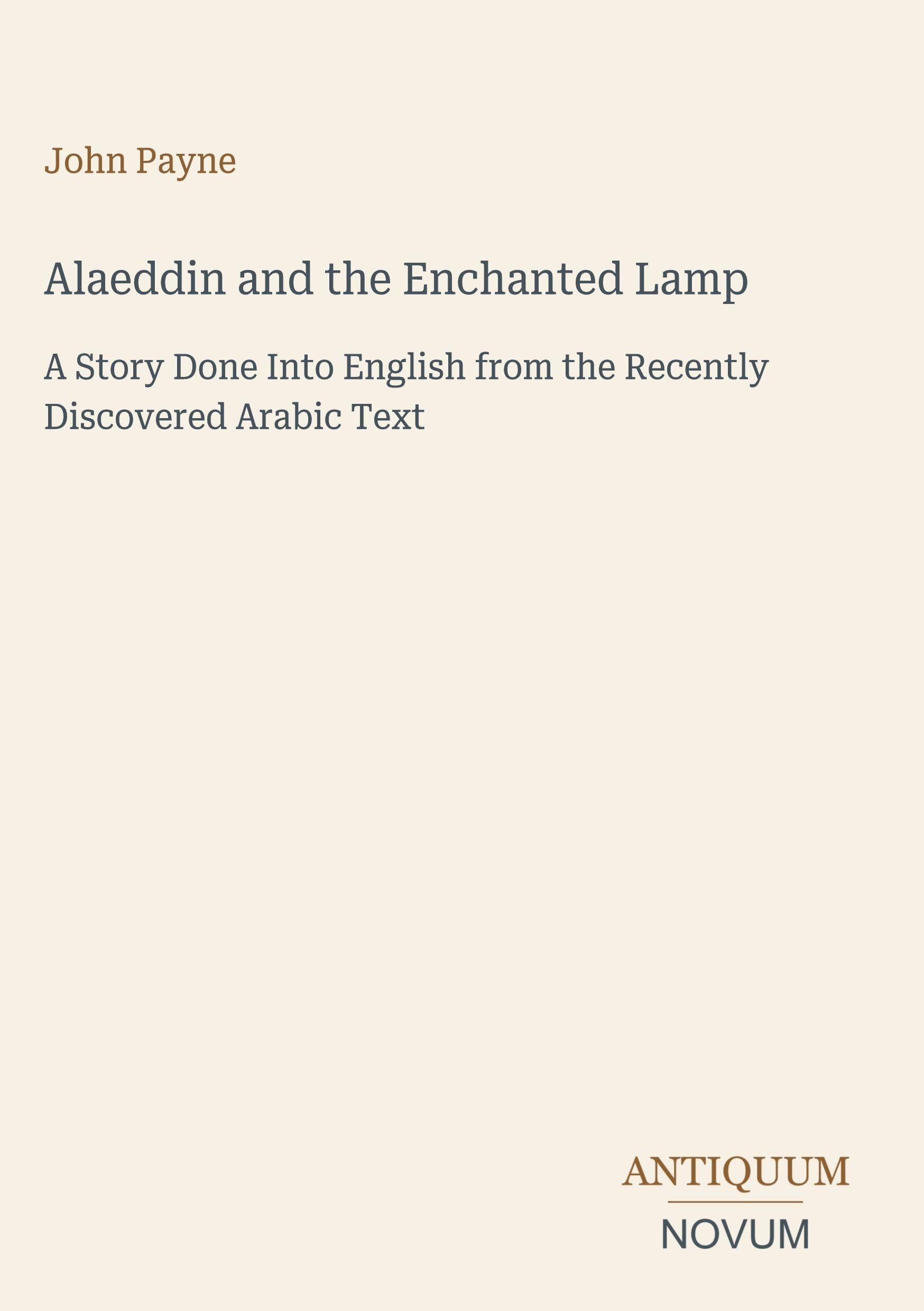 Alaeddin and the Enchanted Lamp