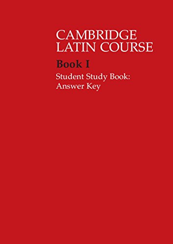 Cambridge School Classics Project Cambridge Latin Course 1 Student Study Book Answer Key