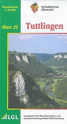 Tuttlingen: Wanderkarte 1:35.000 (Karte des Schwäbischen Albvereins)