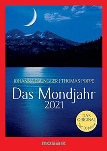 Das Mondjahr 2021: s/w-Taschenkalender - Das Original