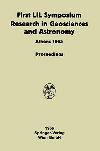 Proceeding of the First Lunar International Laboratory (Lil) Symposium Research in Geosciences and Astronomy: Organized By The International Academy . ... to the Twentieth Anniversary of UNESCO