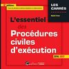 L'essentiel des procédures civiles d'exécution : 2016-2017