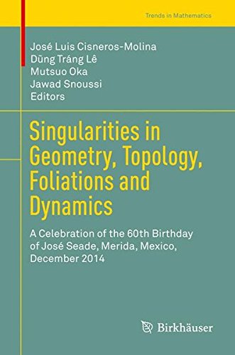 Singularities in Geometry, Topology, Foliations and Dynamics: A Celebration of the 60th Birthday of José Seade, Merida, Mexico, December 2014 (Trends in Mathematics)