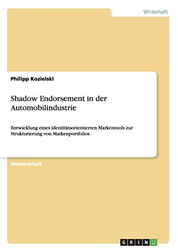 Shadow Endorsement in der Automobilindustrie: Entwicklung eines identitätsorientierten Markentools zur Strukturierung von Markenportfolios