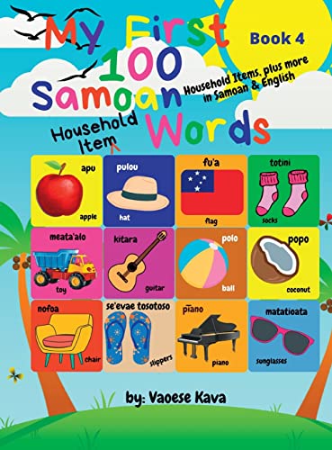 My First 100 Samoan Household Item Words - Book 4