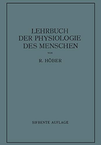 Lehrbuch der Physiologie des Menschen