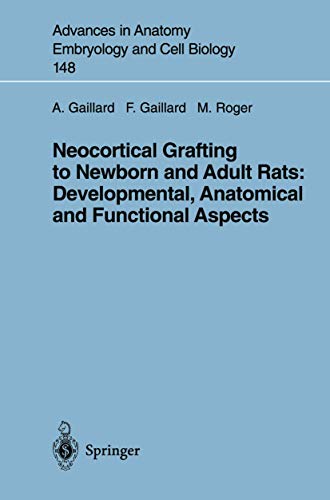 Neocortical Grafting to Newborn and Adult Rats: Developmental, Anatomical and Functional Aspects (Advances in Anatomy, Embryology and Cell Biology, 148, Band 148)