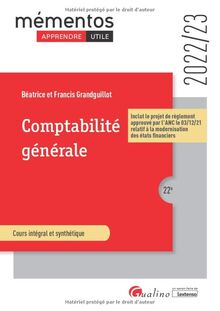 Comptabilité générale : cours intégral et synthétique : 2022-2023