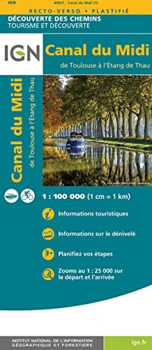 Le Canal du Midi: 1:100000
