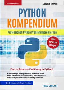 Python Kompendium: Professionell Python Programmieren lernen