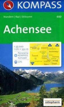 Achensee: Wandern / Rad / Skitouren. Mit Panorama. GPS-genau. 1:35.000