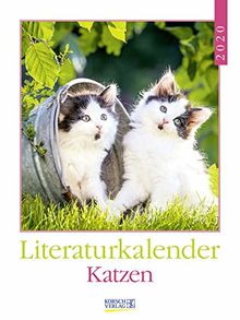 Literaturkalender Katzen 2020: Literarischer Wochenkalender * 1 Woche 1 Seite * literarische Zitate und Bilder * 24 x 32 cm