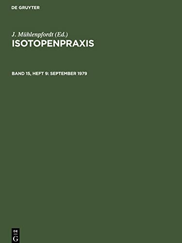 Isotopenpraxis, Band 15, Heft 9, September 1979