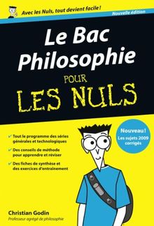 Le bac philosophie pour les nuls