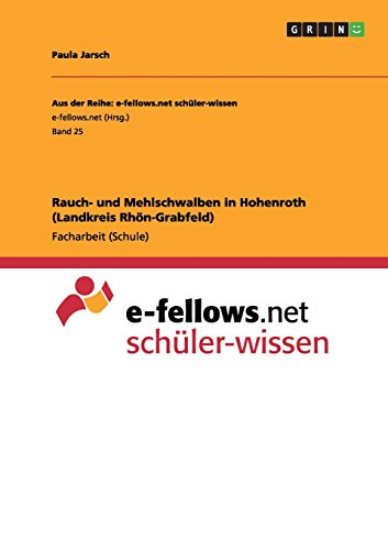 Rauch- und Mehlschwalben in Hohenroth (Landkreis Rhön-Grabfeld)