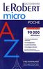 Dictionnaire Le Robert Micro poche