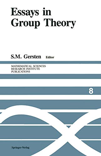 Essays in Group Theory (Mathematical Sciences Research Institute Publications, 8, Band 8)