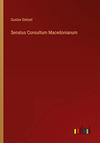 Senatus Consultum Macedonianum