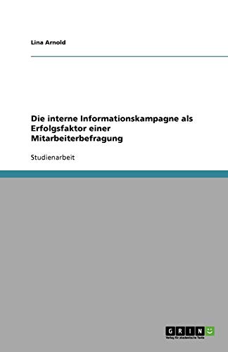 Die interne Informationskampagne als Erfolgsfaktor einer Mitarbeiterbefragung